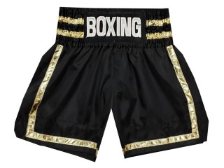 Kundenspezifische Boxen Hosen selber machen : KNBSH-032-Schwarz-Gold